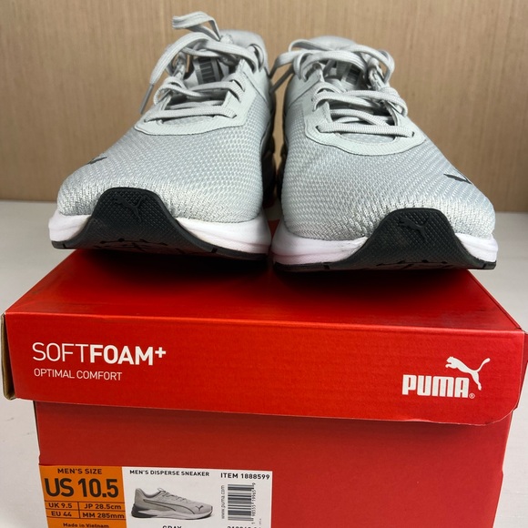 Puma Disperse Running Sneakers Gray SoftFoam+ Men’s Size 10.5 Athletic Shoes - Picture 2 of 12
